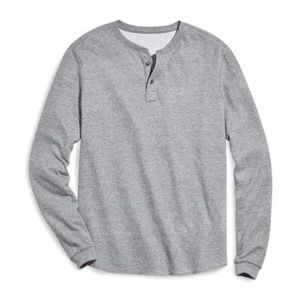 Marine Layer Heather Double Knit Henley